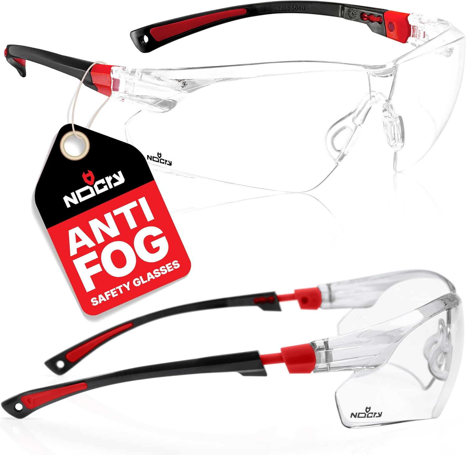 NoCry Clear Anti-Fog Safety Glasses work safety glasses