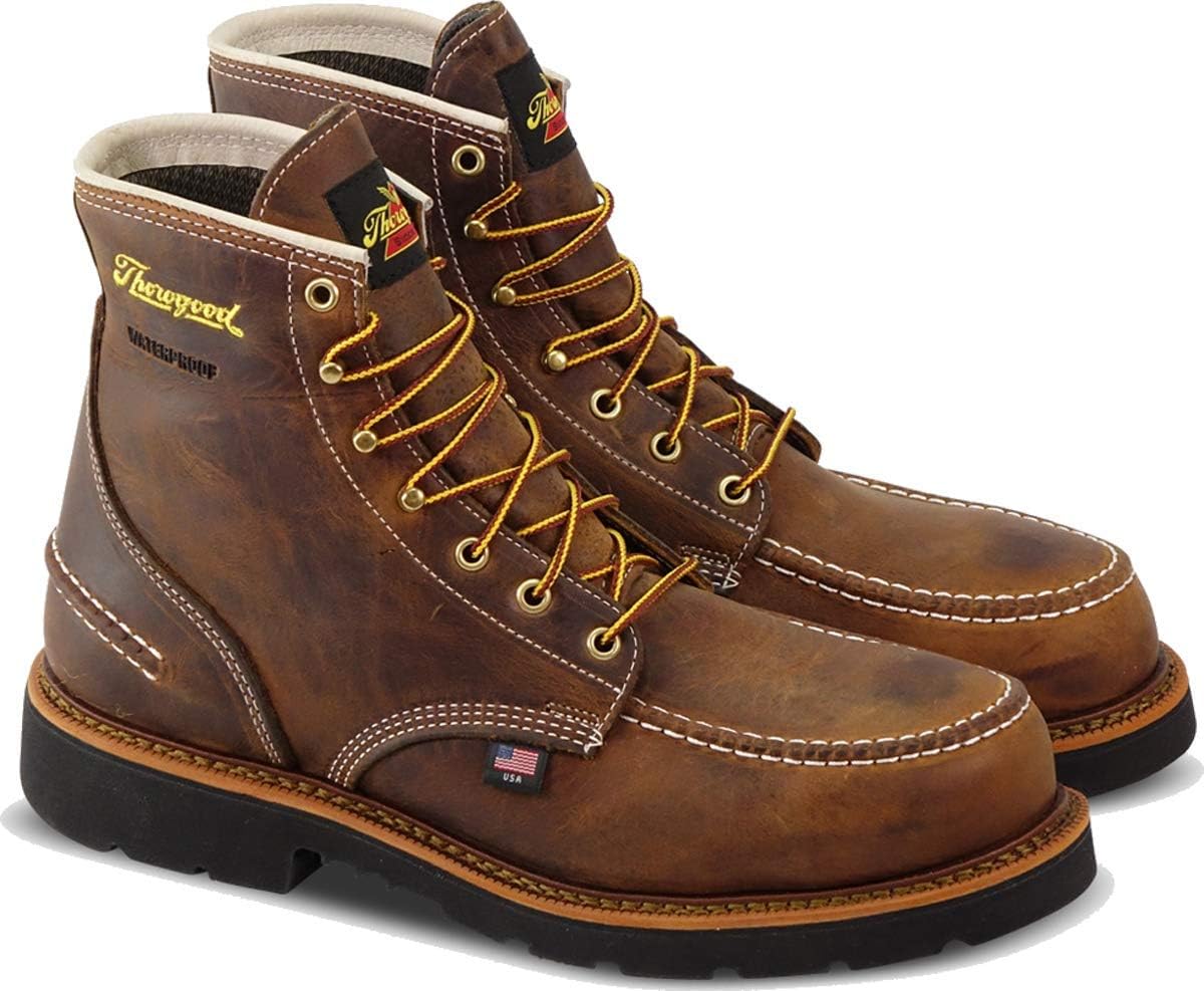 Thorogood 1957 Series 6" Waterproof Steel Toe work work boots